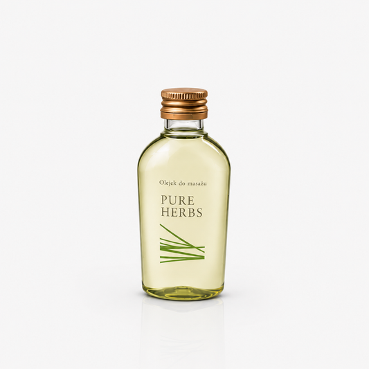 Aceite de masaje de hierbas puras con vitamina E