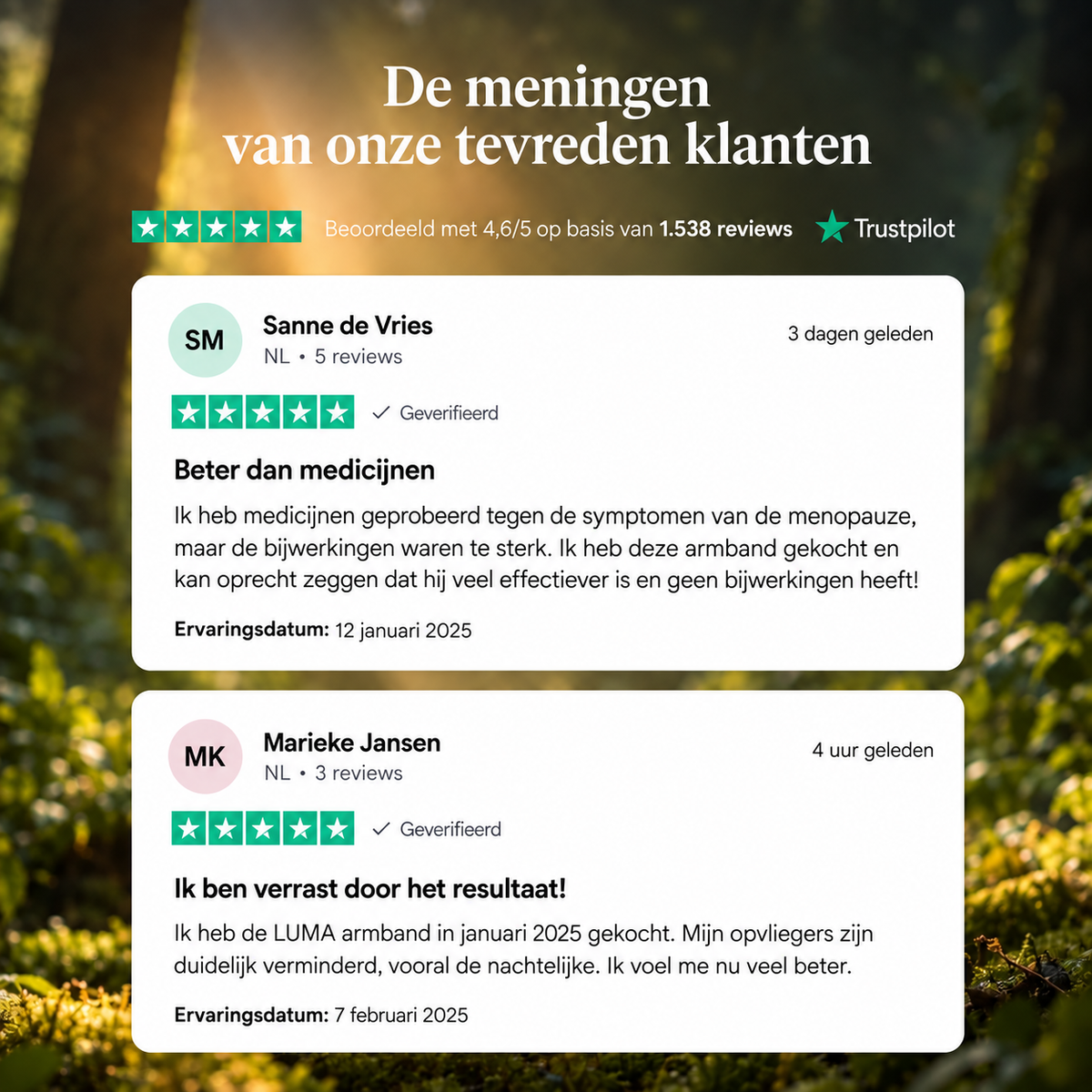 LUMA-Armband | Deine natürliche Unterstützung in den Wechseljahren