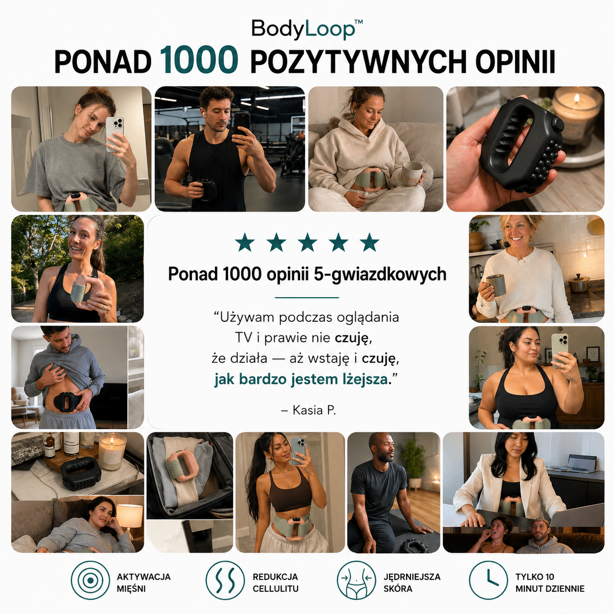 Wielofunkcyjne urządzenie do modelowania sylwetki BodyLoop™