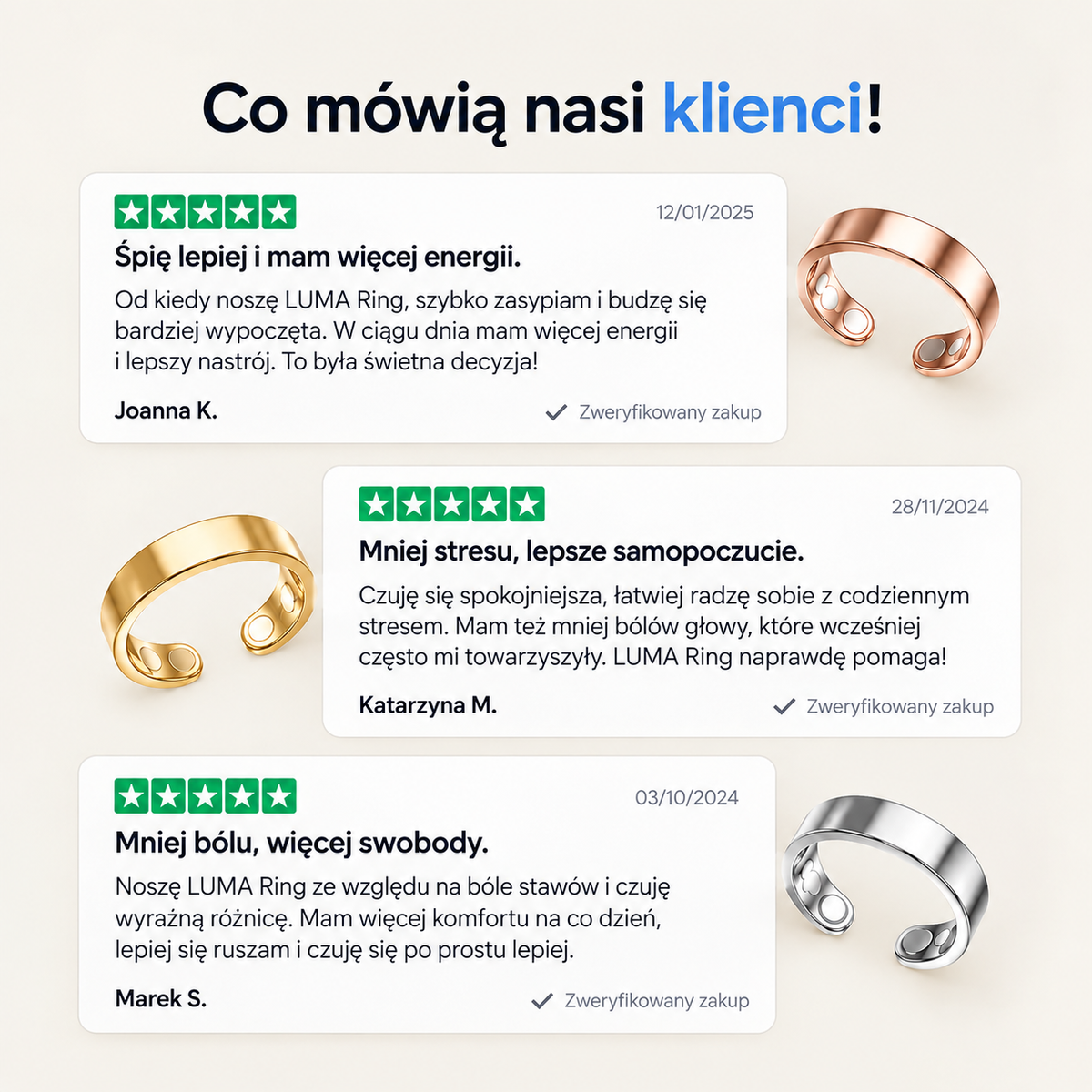 LUMA Ring | Ondersteuning voor je stofwisseling, balans en gewichtsbeheersing