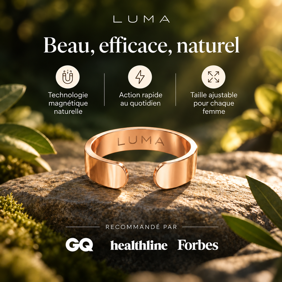 Bague magnétique LUMA | Bien-être au naturel