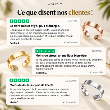 Bague magnétique LUMA | Bien-être au naturel