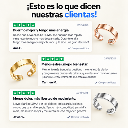 Anillo LUMA | Apoyo natural para tu cuerpo