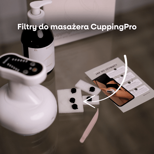 Dodatkowe filtry do masażera CuppingPro - Beskinn